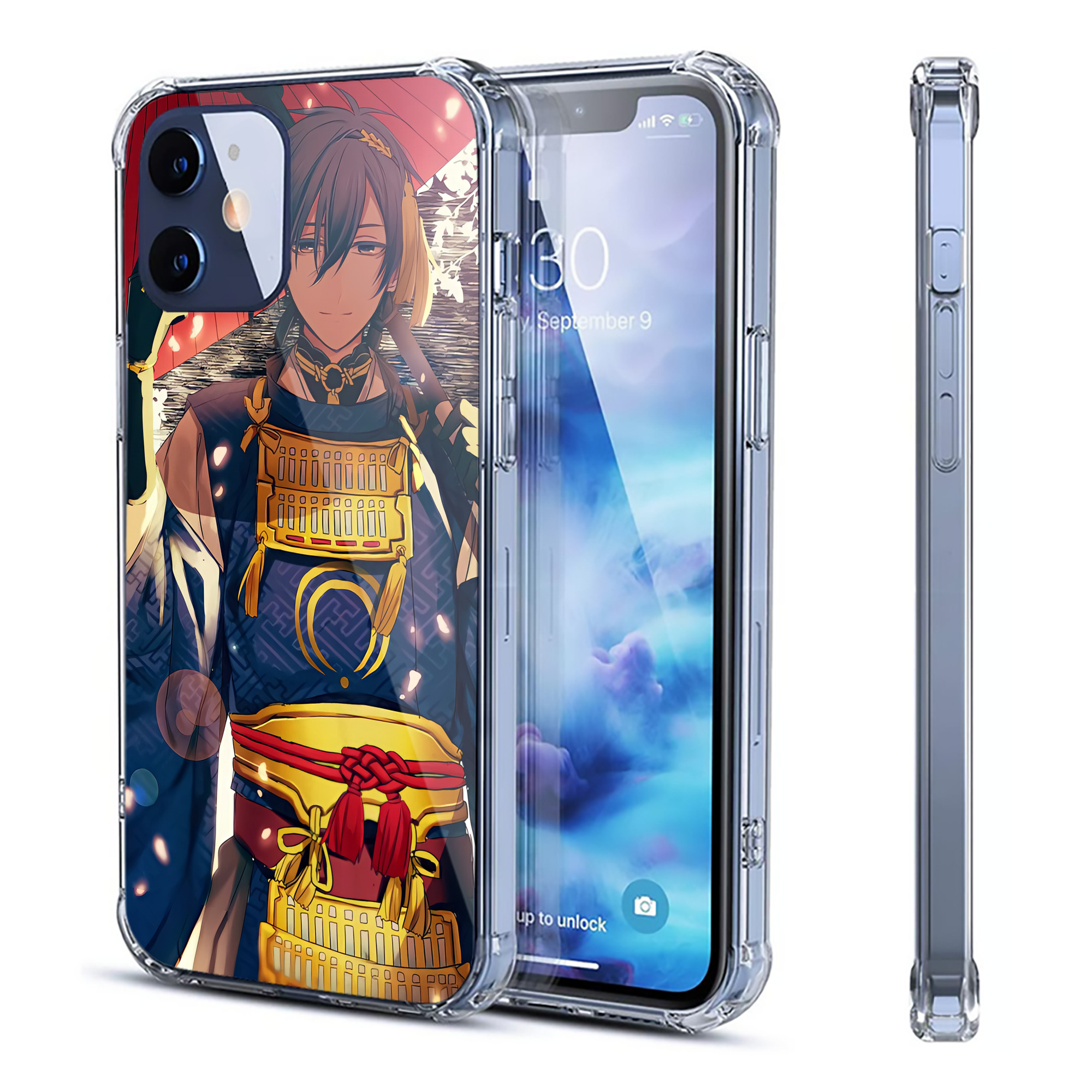（画像用） 刀剣乱舞 Touken Ranbu 【iPhone 12シリーズ対応】透明スマホケース（クリアソフトケース）
